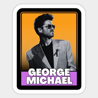 George michael (retro) Sticker